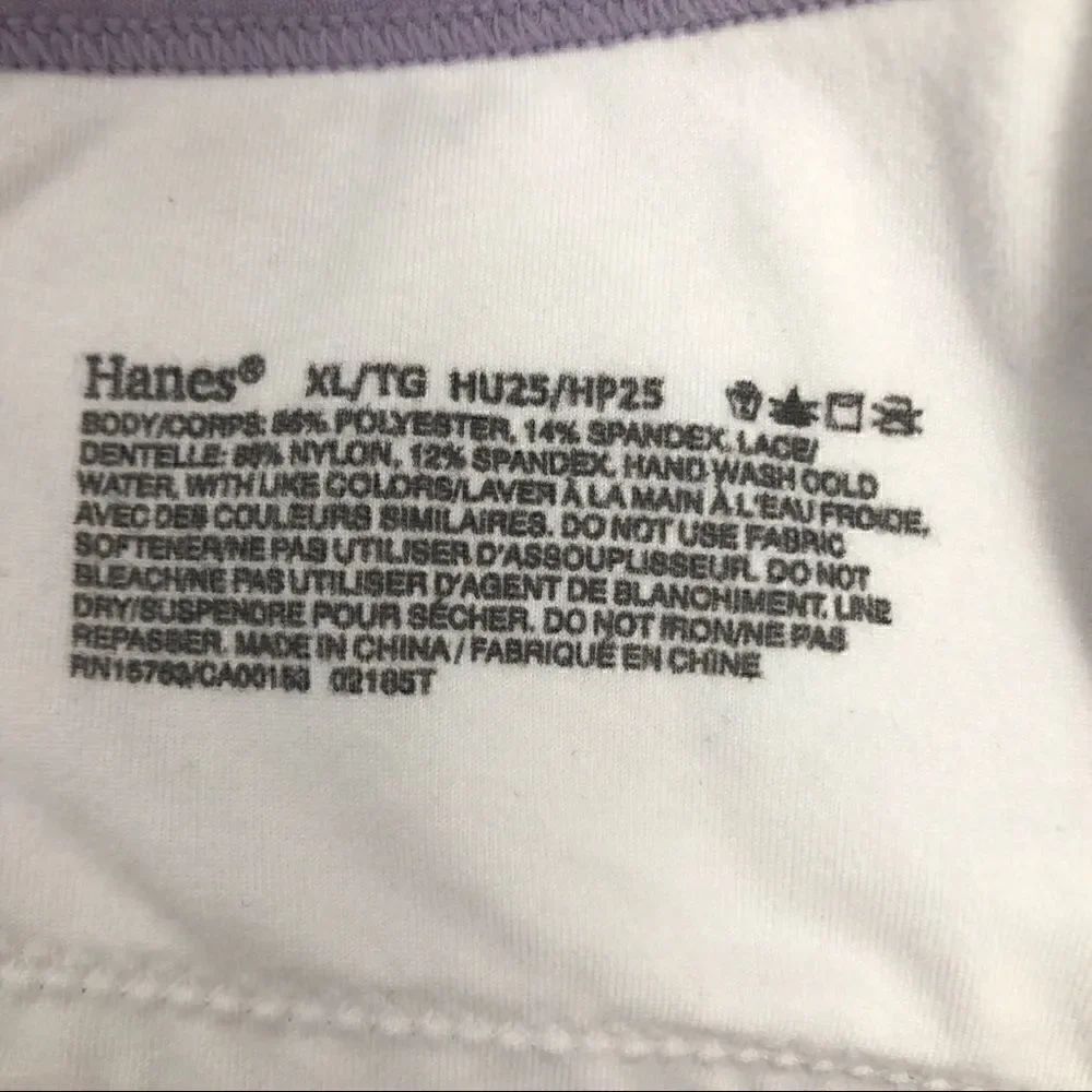 NWOT
Hanes XL super Soft & Comfy Violet Bra! - Picture 3 of 11